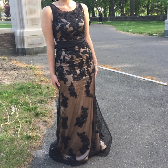 Custom Lace Gown Size 4 Evening/Prom/Pagaent Dress - Picture 3 of 16